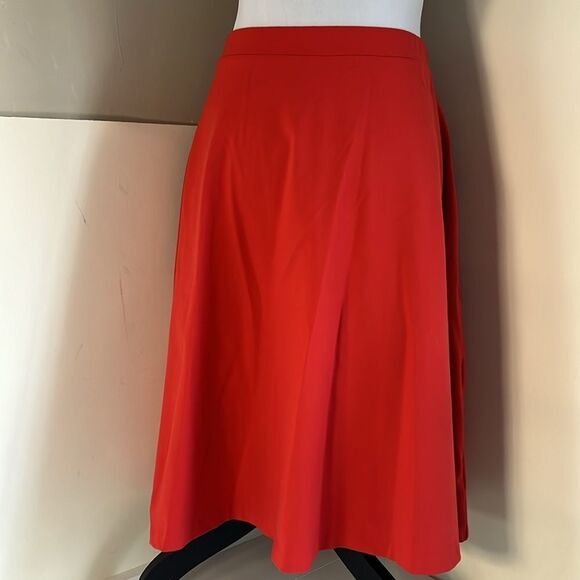 Tahari Women’s XL Dark Coral Hidden Pocket A Line Skirt for Spring 2024! - Picture 3 of 8